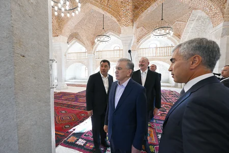 Azərbaycan, Özbəkistan və Qırğızıstan prezidentləri Şuşada gəziblər - YENİLƏNİB