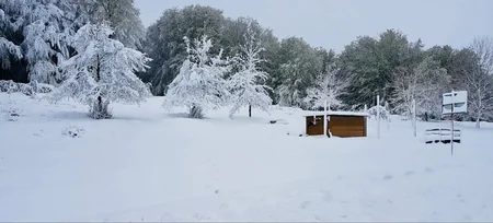 На Корсике выпал снег - ФОТО