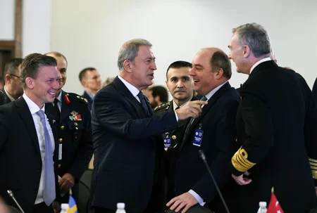 Hulusi Akar meets with NATO Secretary General