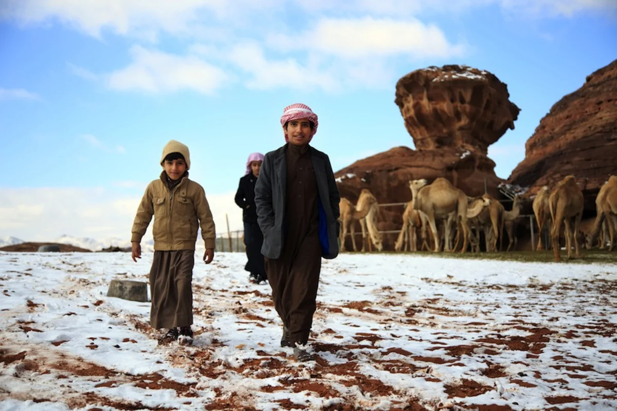 Səudiyyə Ərəbistanında son 30 ilin ən soyuq temperaturu qeydə alınıb