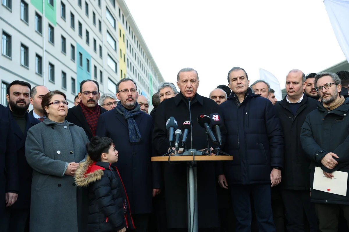 Эрдоган вылетел из аэропорта Эсенбога в Адыяман