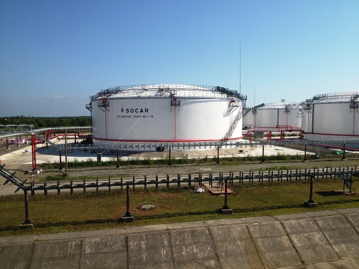 Kulevi terminalında yeni saxlama sahəsində tikinti işləri başa çatır