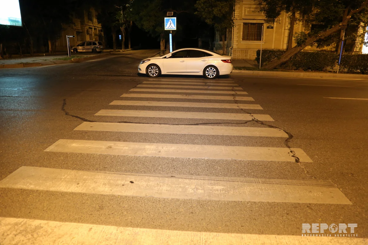 Yevlaxda qadın piyadanı avtomobil vurub