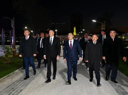 Bişkekdə Qırğızıstan-Azərbaycan Dostluq Parkı açılıb