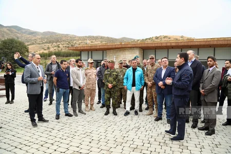 Members of diplomatic corps accredited in Azerbaijan arrive in Sugovushan
