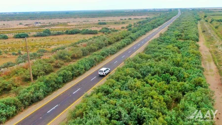 Neftçalada 42 km uzunluğa malik yolların yenidən qurulması yekunlaşıb