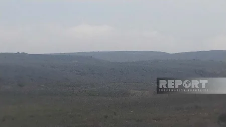 Media nümayəndələri Tərtərdə mina partlayışının baş verdiyi ərazidədirlər