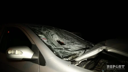 Bakıda avtomobil yerüstü piyada keçidindən keçməyən şəxsi vuraraq öldürüb - FOTO - VİDEO - YENİLƏNİB