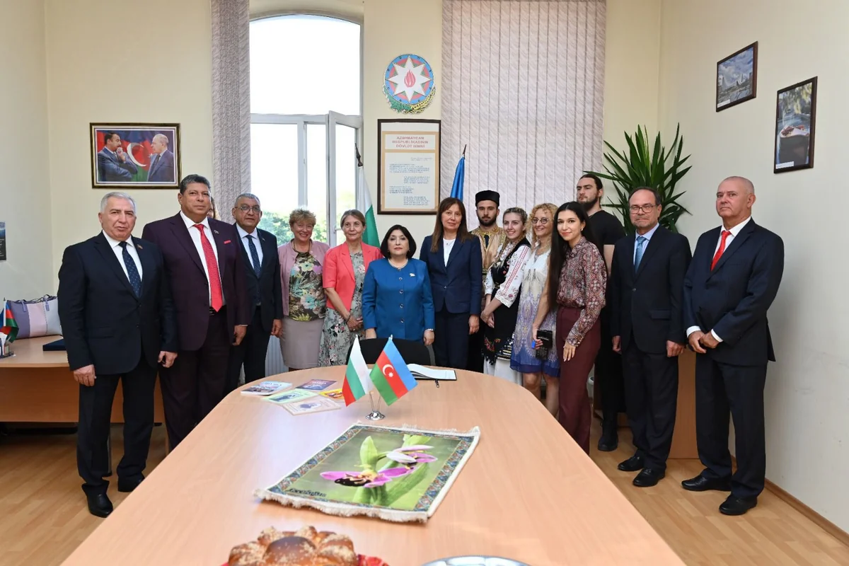 Speaker Sahiba Gafarova familiarizes with Azerbaijani Language and Culture Centre in Bulgaria 