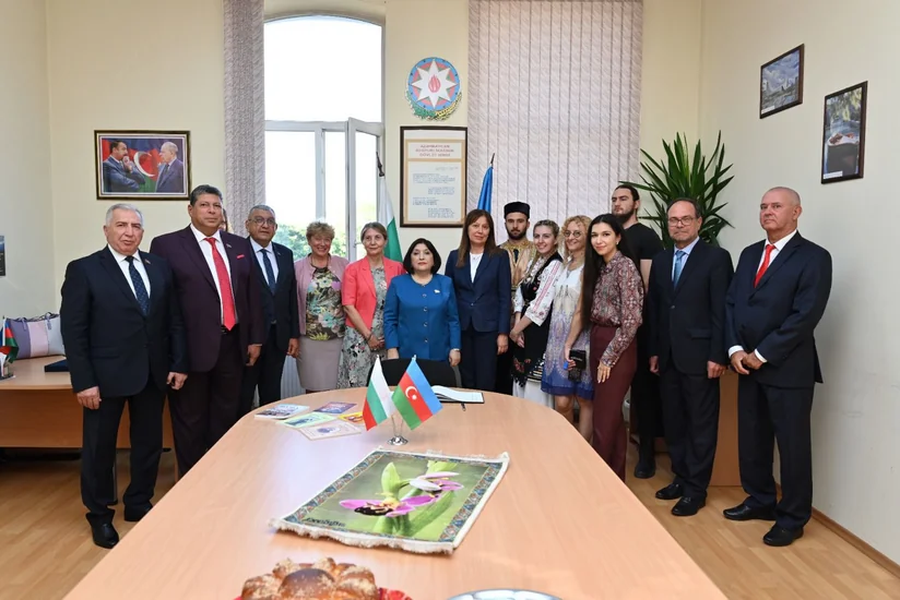 Speaker Sahiba Gafarova familiarizes with Azerbaijani Language and Culture Centre in Bulgaria 