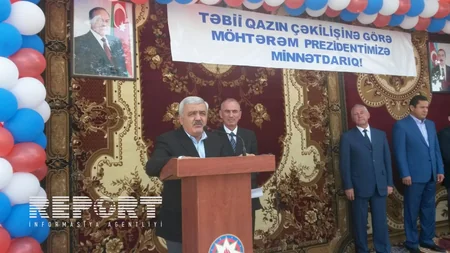 ​Xaçmaz rayonunun Alekseyevka kəndinə ilk dəfə təbii qaz verilib - FOTO