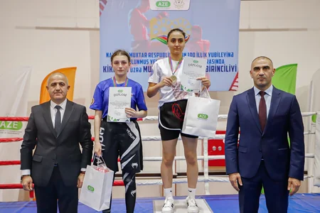 Naxçıvanın 100 illik yubileyinə həsr olunan kikboksinq birinciliyi keçirilib