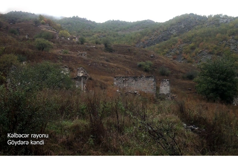 Footage from Goydere village of Kalbajar