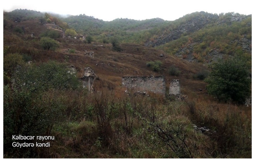 Footage from Goydere village of Kalbajar