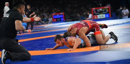 Paris-2024: Azərbaycanın yunan-Roma güləşçisi məğlub olub