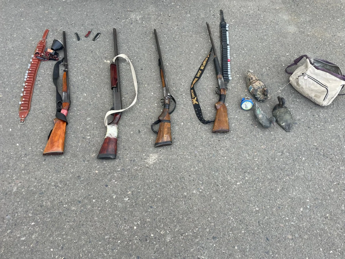 В Сабирабаде задержаны браконьеры