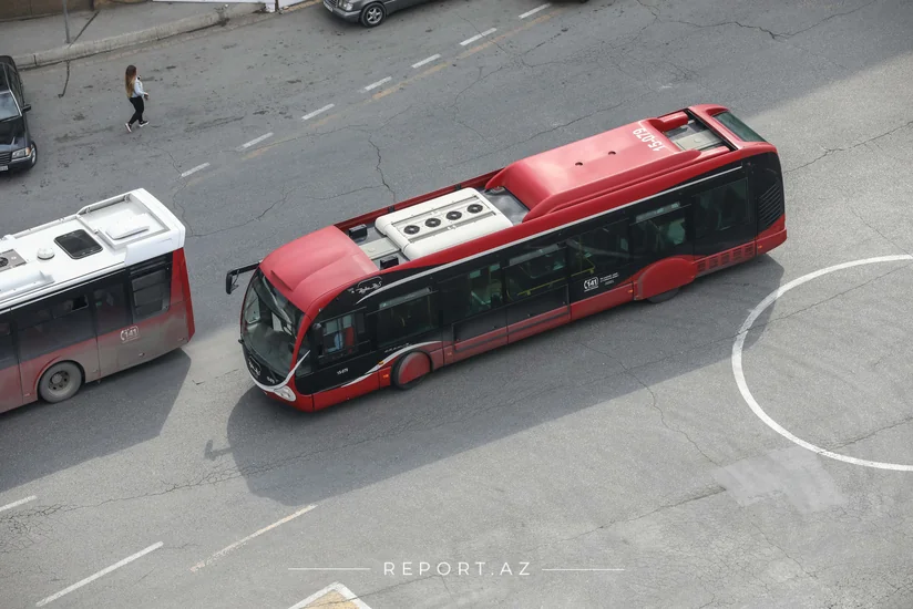 Bakıda 112 nömrəli marşrutun hərəkət sxemi müvəqqəti dəyişdirilib