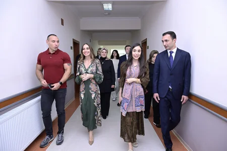 Leyla Aliyeva and Arzu Aliyeva visit Nakhchivan