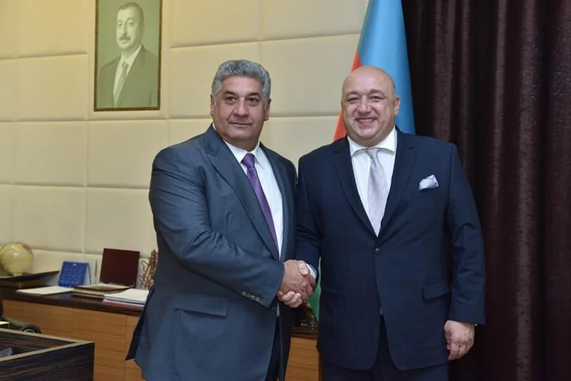 Azad Rəhimov bolqarıstanlı həmkarı ilə görüşüb