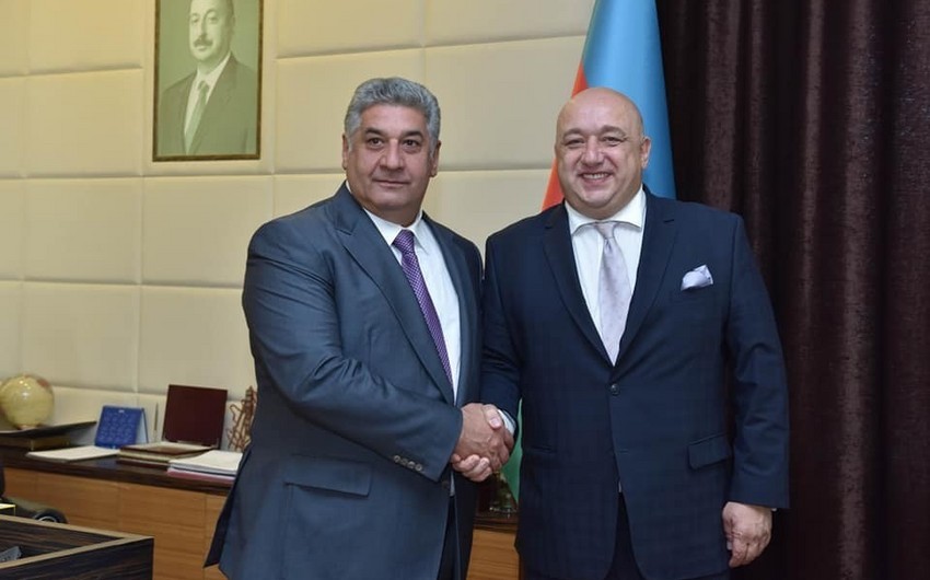 Azad Rəhimov bolqarıstanlı həmkarı ilə görüşüb