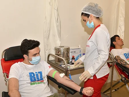 AFFA management attends blood donation campaign