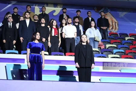 Bakıda bədii gimnastika üzrə Dünya Kuboku, AGF Trophy beynəlxalq turnirinin açılış mərasimi keçirilib