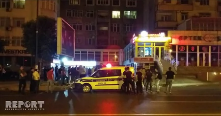 Bakıda çoxmərtəbəli binada yanğın hadisəsi olub - FOTO