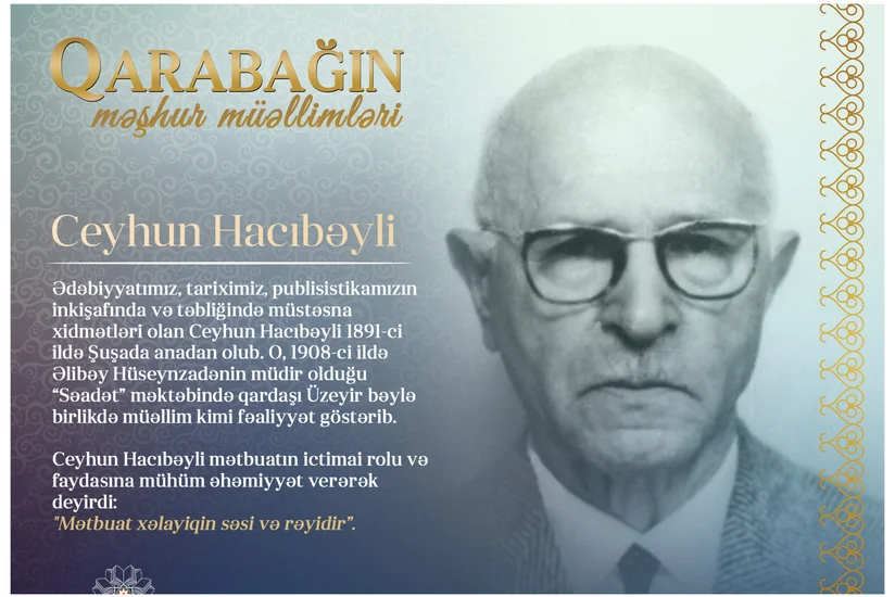  Qarabağın məşhur müəllimləri – Ceyhun Hacıbəyli