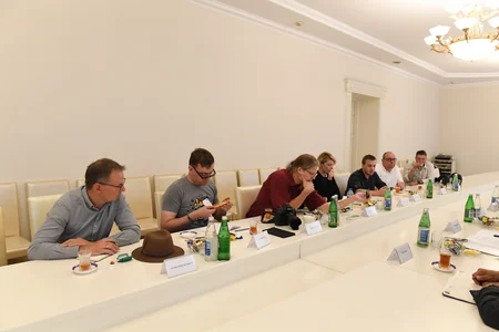 Dövlət Komitəsinin sədri xarici jurnalistləri Böyük Qayıdış proqramı barədə məlumatlandırıb