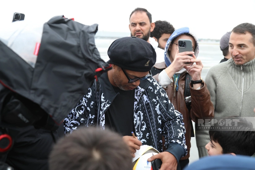 Ronaldinyonun Azərbaycana səfəri başa çatıb