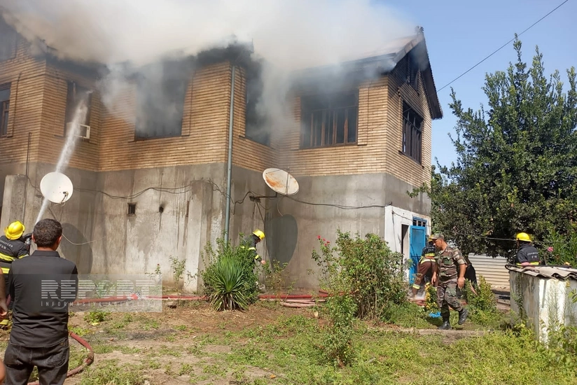 Cəlilabadda evdə yanğın söndürülüb, azyaşlı xəsarət alıb - YENİLƏNİB