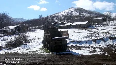 Видеокадры из села Чирагуз Ходжавендского района