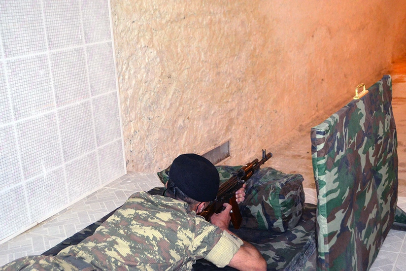 В Азербайджанской армии проведены соревнования по военному пятиборью