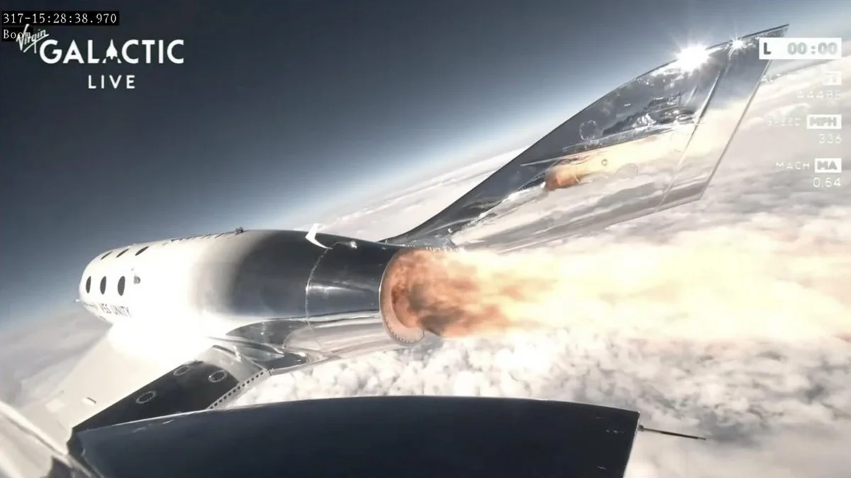 Virgin Galactic запустила первый коммерческий рейс в космос