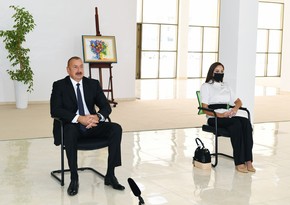 İlham Əliyev: “Hər kəs xəritəyə baxıb görə bilər ki, Azərbaycan hakim strateji nöqtələrə sahibdir