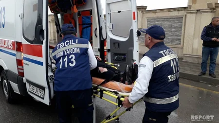 Kürdəmirdə yol qəzası olub, qadın sərnişin xəsarət alıb - FOTO - VİDEO - YENİLƏNİB