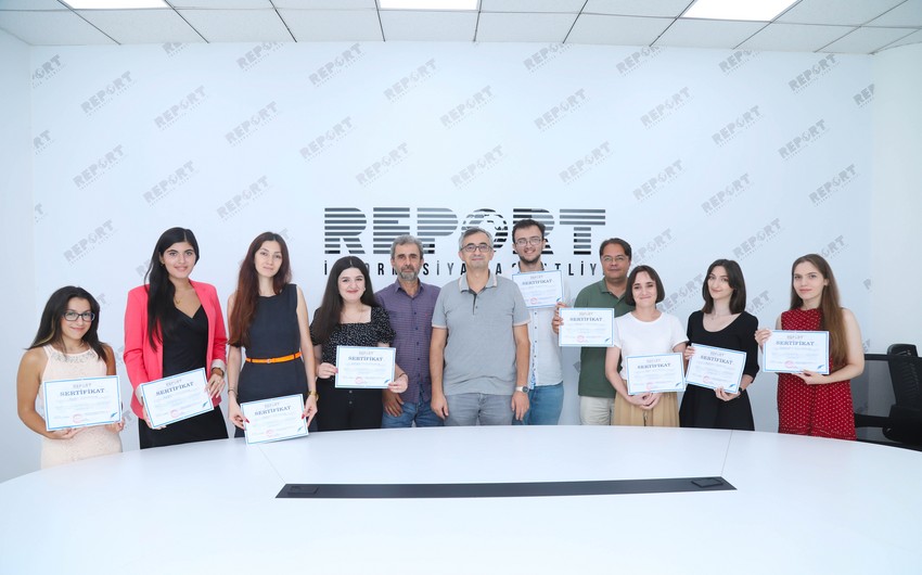 Report Media Məktəbində 11-ci qrupun təlim proqramı yekunlaşıb