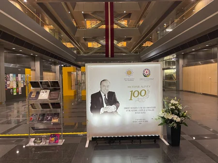 Latviyada Heydər Əliyevin 100 illiyinə həsr olunmuş təntənəli konsert keçirilib