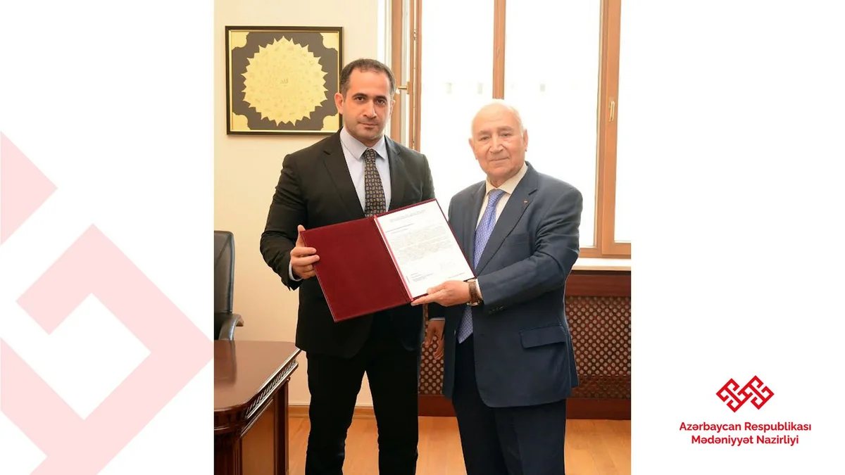 Nazir müavini 75 yaşlı Xalq artisti ilə görüşüb