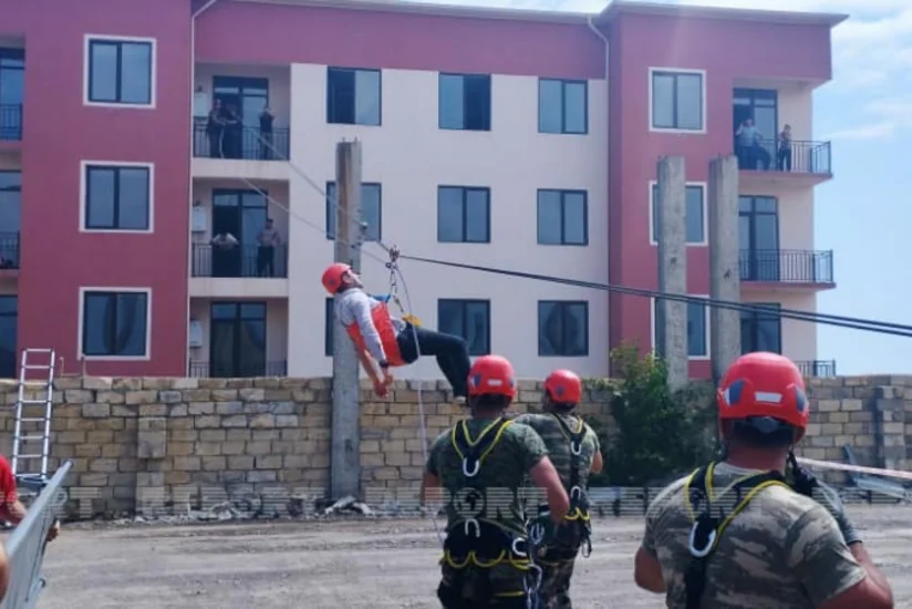 FHN Qubada kompleks mülki müdafiə təlimi keçirib