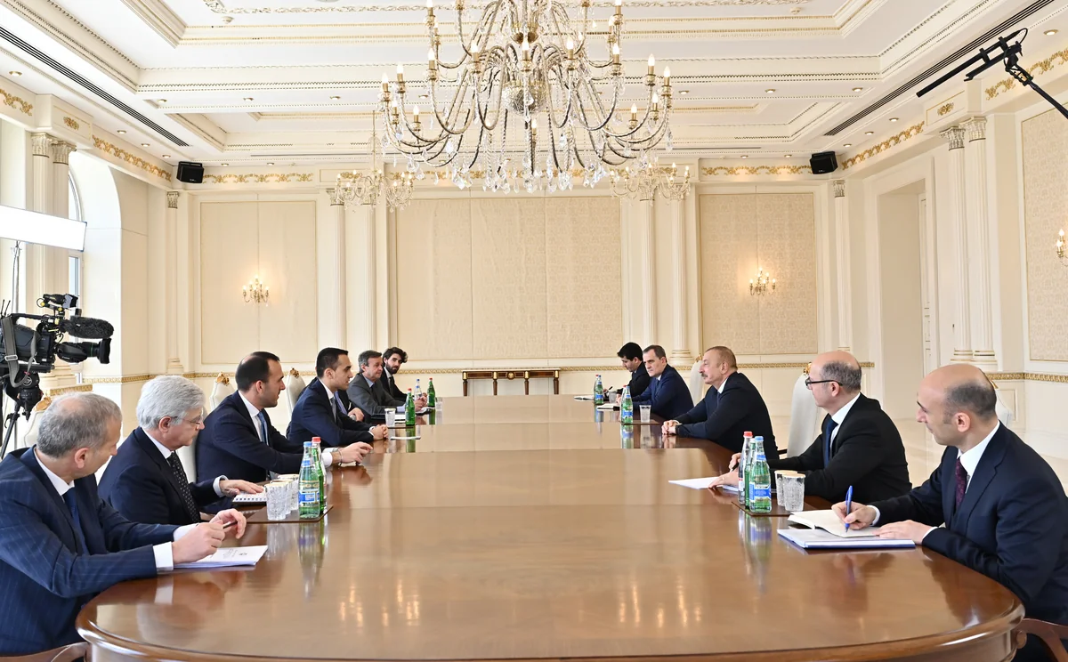 President receives Italian Minister of Foreign Affairs and International Cooperation