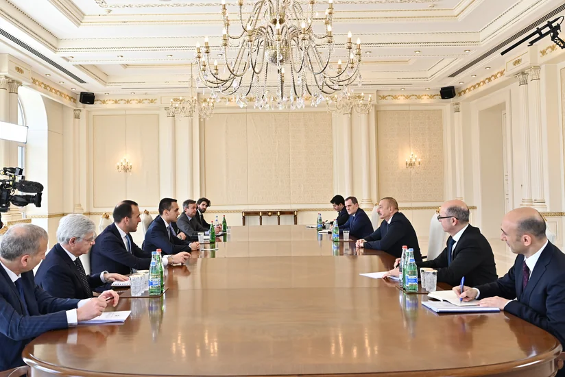 Президент принял министра иностранных дел и международного сотрудничества Италии