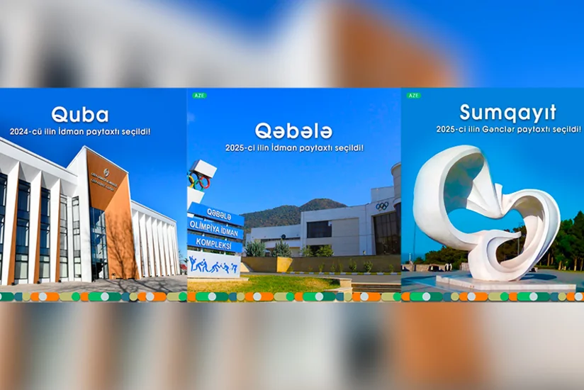 Quba və Qəbələ “İdman Paytaxtı”, Sumqayıt isə “Gənclər Paytaxtı” seçilib