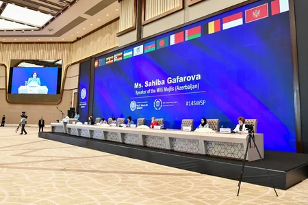 Sahibə Qafarova qadın parlament sədrlərini minalarla bağlı məsələyə diqqət yetirməyə çağırıb