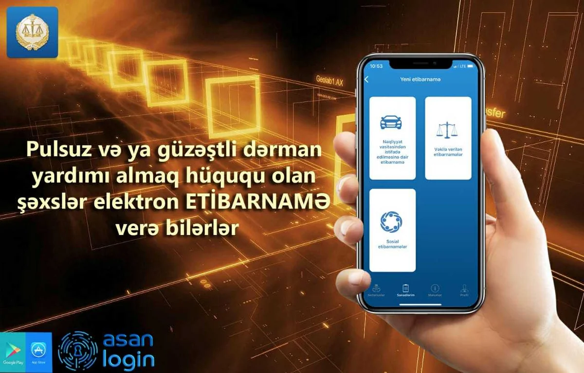 Onlayn sosial etibarnamənin verilməsinə başlanıldı