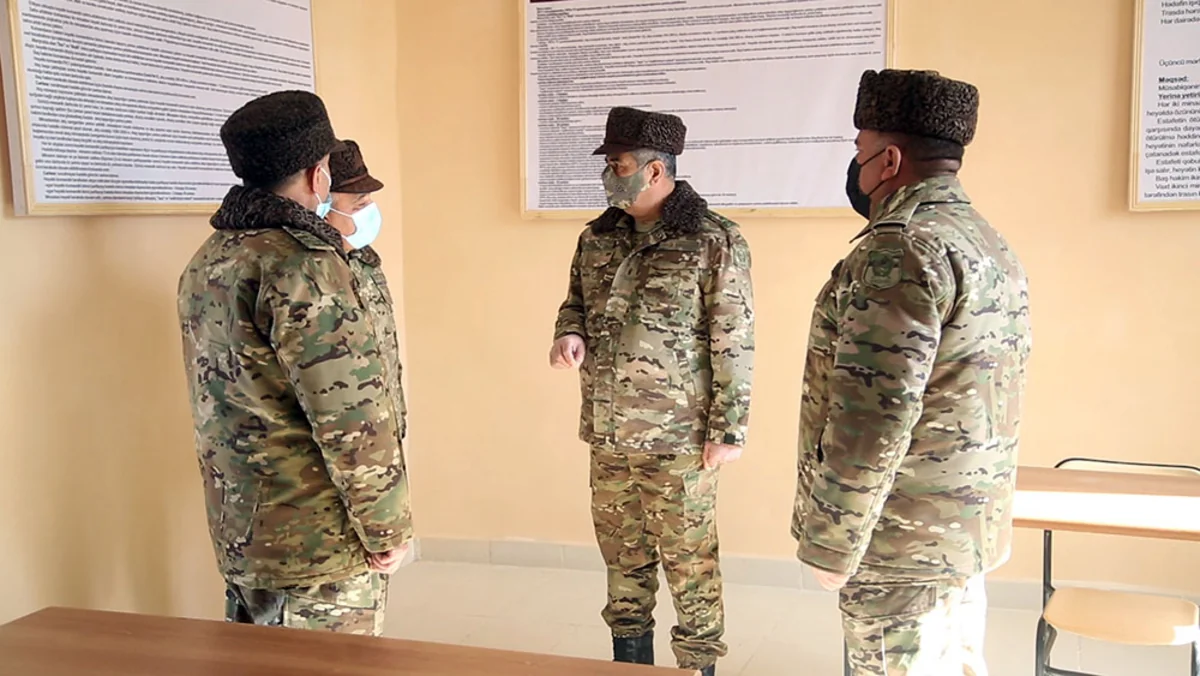 Zakir Həsənov Ümumqoşun Təlim Mərkəzində olub, tapşırıqlar verib