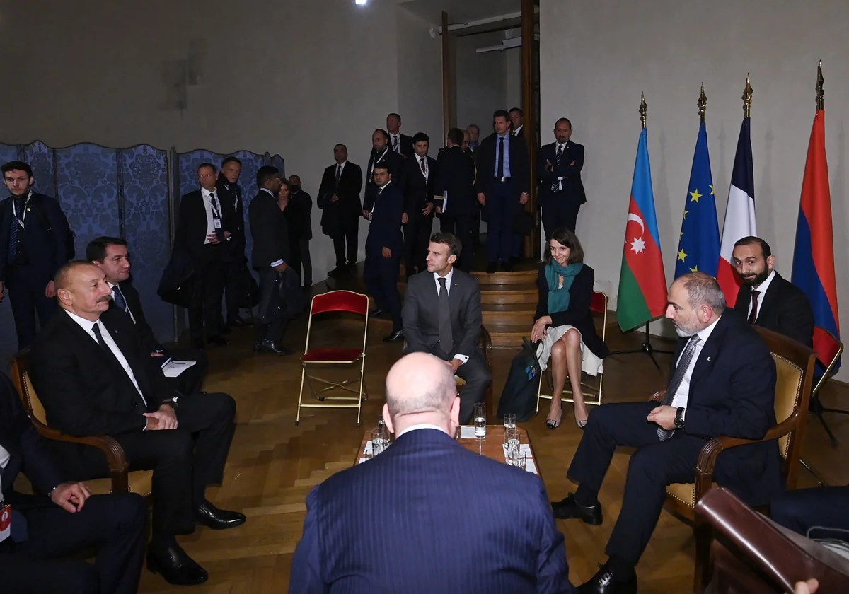 Praqada Azərbaycan, Ermənistan, Fransa və Aİ Şurası liderlərinin yenidən görüşü olub - FOTO