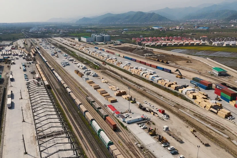 Astara Terminalının inşası üzrə işlərin böyük hissəsi tamamlanıb