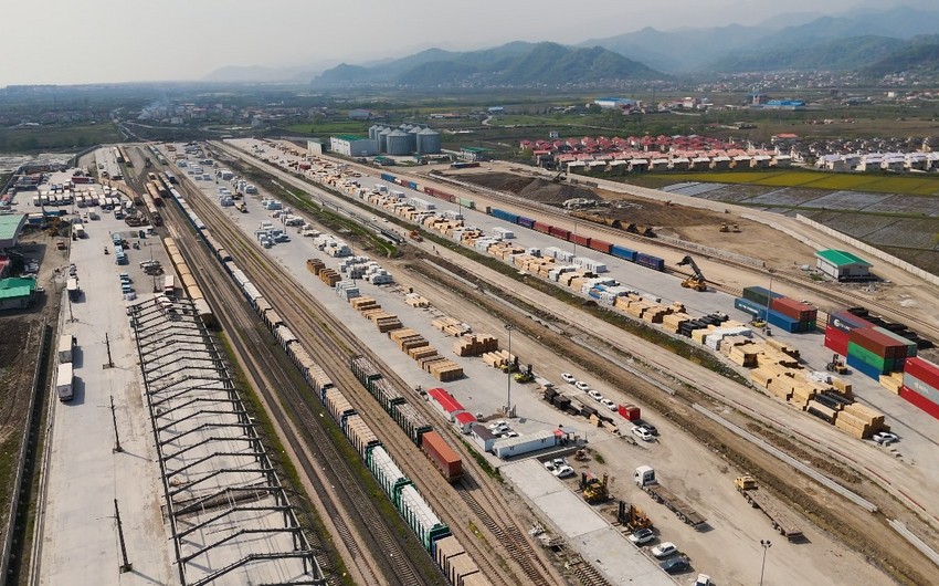 Astara Terminalının inşası üzrə işlərin böyük hissəsi tamamlanıb