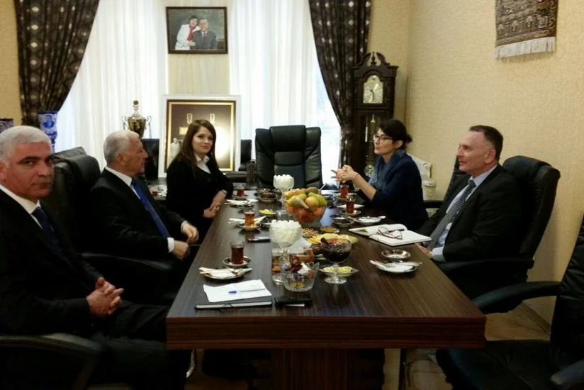 İsrail səfiri Xaçmaz rayonuna gedib